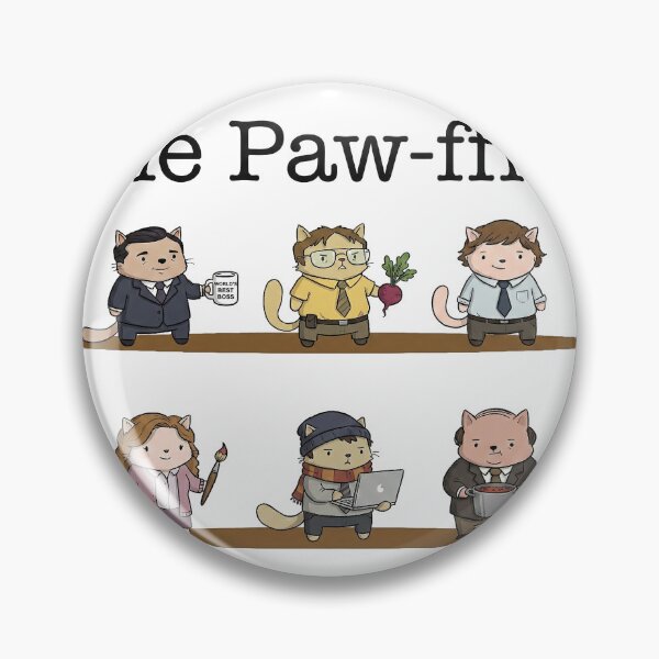 Item preview, The Paw-ffice - Funny Workplace Comedy Cat Parody designed and sold by AdyKurniawan.