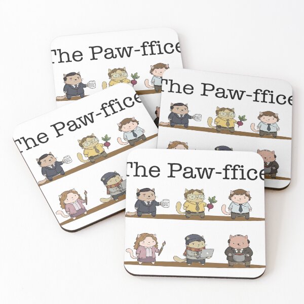 Item preview, The Paw-ffice - Funny Workplace Comedy Cat Parody designed and sold by AdyKurniawan.