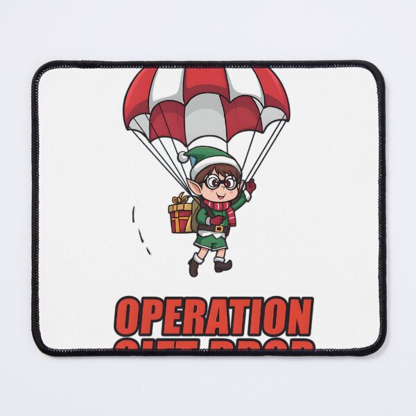 Item preview, Operation Gift Drop – Secret Agent Elf Christmas Design designed and sold by gavinroyal.