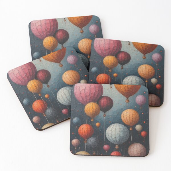 Item preview, Colorful balloons rise into the sky. designed and sold by Mianku | Für das Leben.