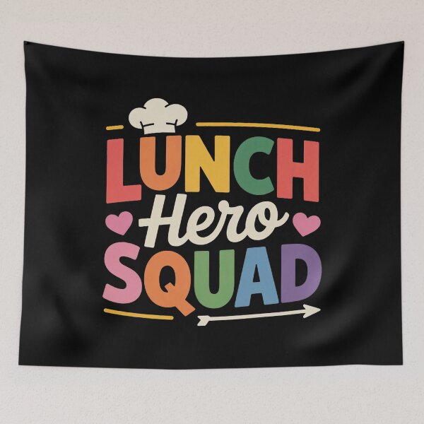 Item preview, School Lunch Hero Squad Cafeteria Workers Crew Lady designed and sold by faridman.