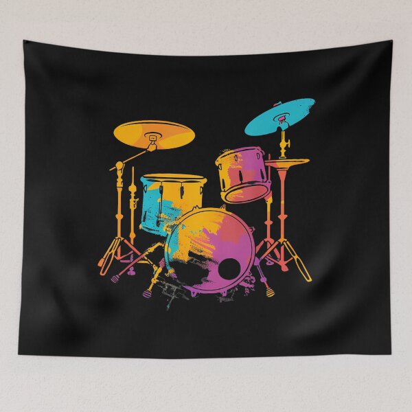 Item preview, Drums - Colourful Abstract designed and sold by LynneMarisa.