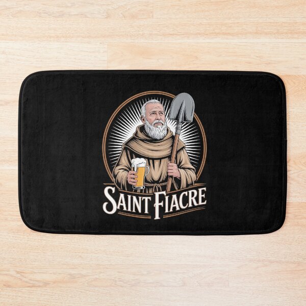 Item preview, Saint Fiacre Patron Saint of Gardeners Catholic Garden Irish  designed and sold by TiredPack.