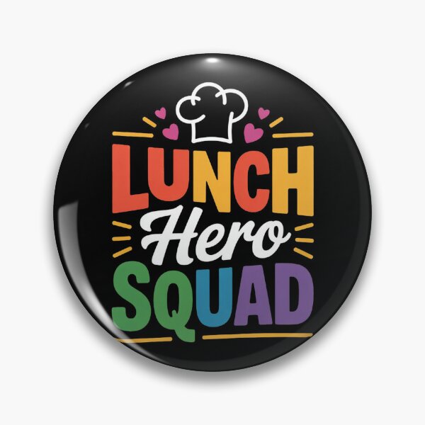 Item preview, Colorful Lunch Hero Squad Culinary Team Kitchen Staff Pride designed and sold by faridman.