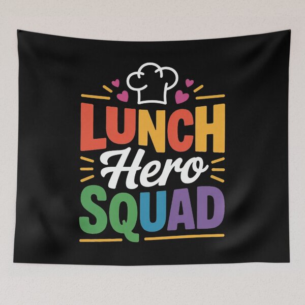 Item preview, Colorful Lunch Hero Squad Culinary Team Kitchen Staff Pride designed and sold by faridman.