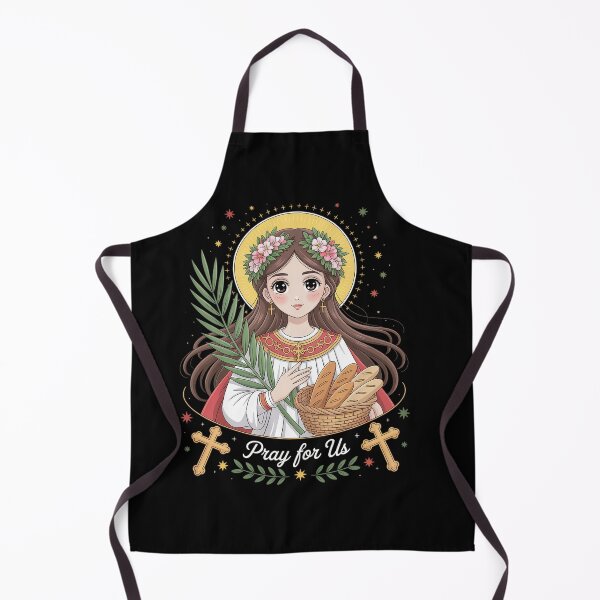 Item preview, Saint Agatha Catholic Christian Saint Pray for Us for Kids Long  designed and sold by milanforbes.