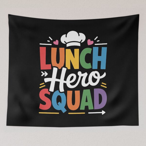 Item preview, Fun Lunch Hero Squad Food Service Worker Team Spirit designed and sold by faridman.