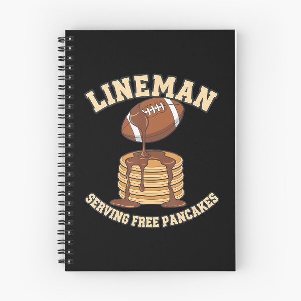 Item preview, Funny Lineman Serving Pancakes Daily Football Offensive Line designed and sold by LynneMarisa.