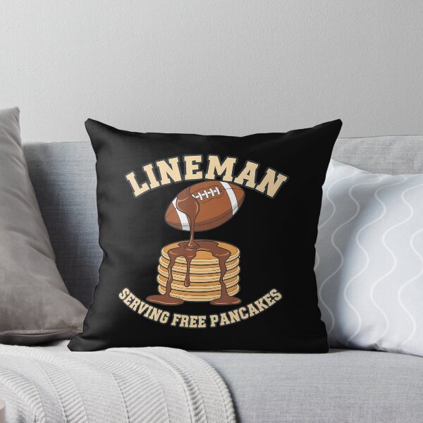 Item preview, Funny Lineman Serving Pancakes Daily Football Offensive Line designed and sold by LynneMarisa.