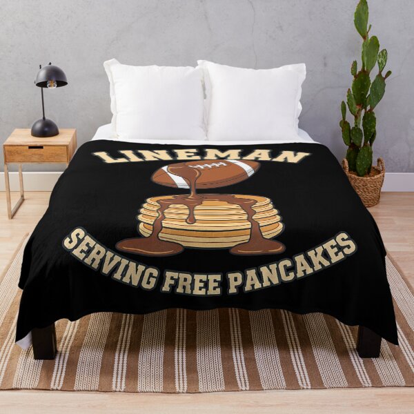 Item preview, Funny Lineman Serving Pancakes Daily Football Offensive Line designed and sold by LynneMarisa.