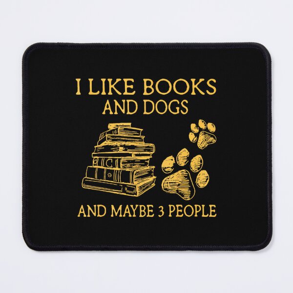 Item preview, I Like Books And Dogs And Maybe 3 People Vintage designed and sold by KristyCharleen.