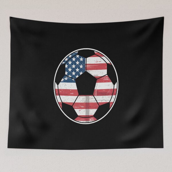 Item preview, American Flag on Soccer Ball - Soccer Ball Flag designed and sold by repconomArt.