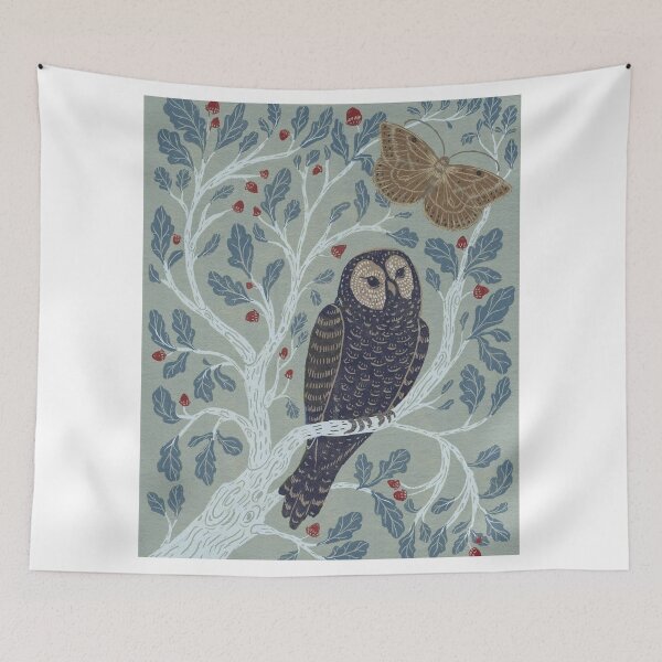 Item preview, Starry Woodchuck Hard Cider Sky Owl designed and sold by Joananature.