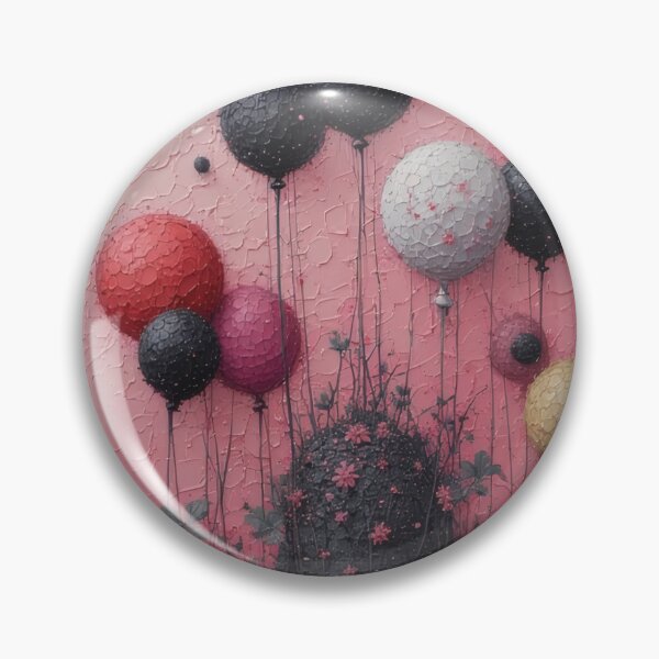 Item preview, Colorful balloons above a dark, lush greenery designed and sold by Mianku | Für das Leben.