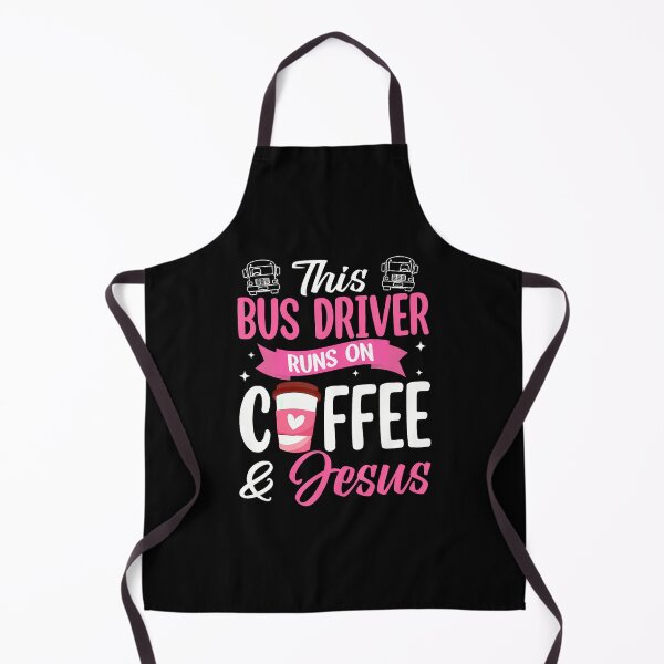 Item preview, This Bus Driver Runs On Coffee And Jesus School Bus Driver designed and sold by JanetCarolyn.