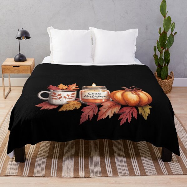 Item preview, Just A Girl Who Loves Fall Cozy Autumn Pumpkin Coffee designed and sold by FluoroWave.