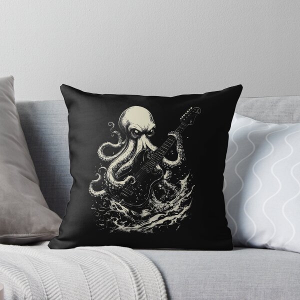 Item preview, Guitar Player Octopus Heavy 	 Head Funny Guitarist designed and sold by KristenSophie.