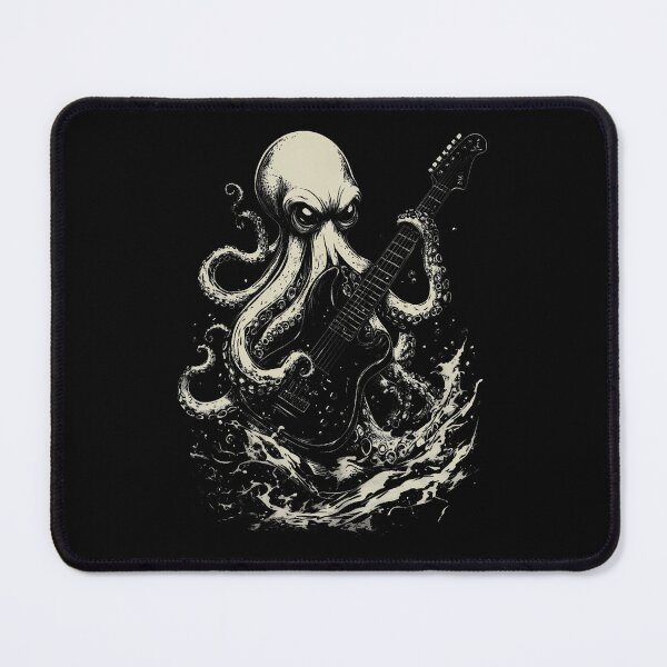 Item preview, Guitar Player Octopus Heavy 	 Head Funny Guitarist designed and sold by KristenSophie.