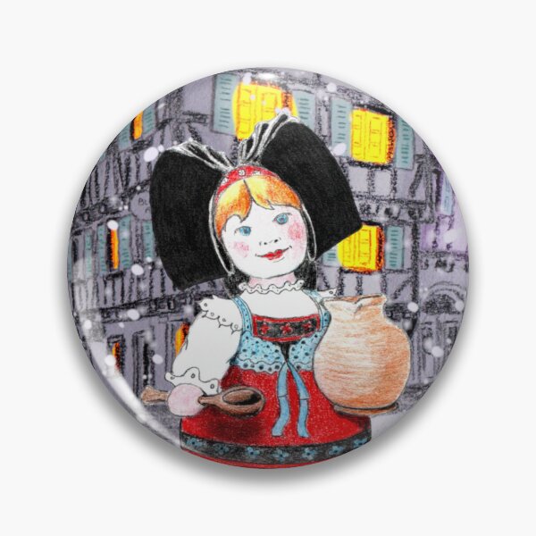 Item preview, Christmas, the little Alsatian girl, Colmar designed and sold by Galerie des Chimères.