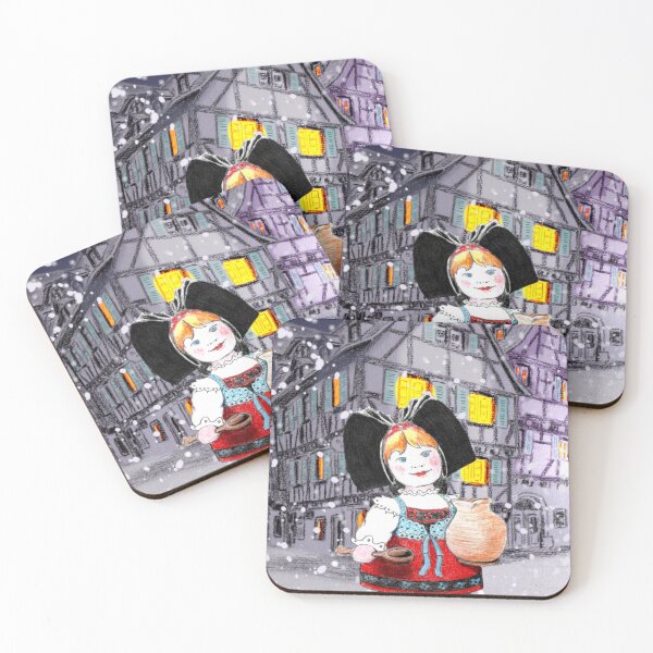 Item preview, Christmas, the little Alsatian girl, Colmar designed and sold by Galerie des Chimères.
