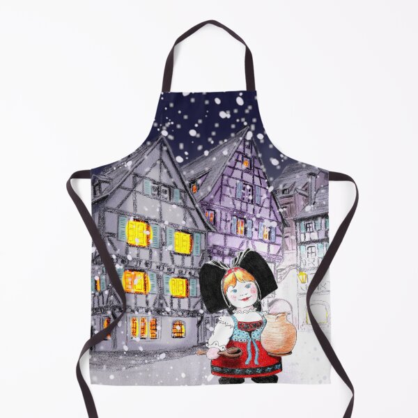 Item preview, Christmas, the little Alsatian girl, Colmar designed and sold by Galerie des Chimères.