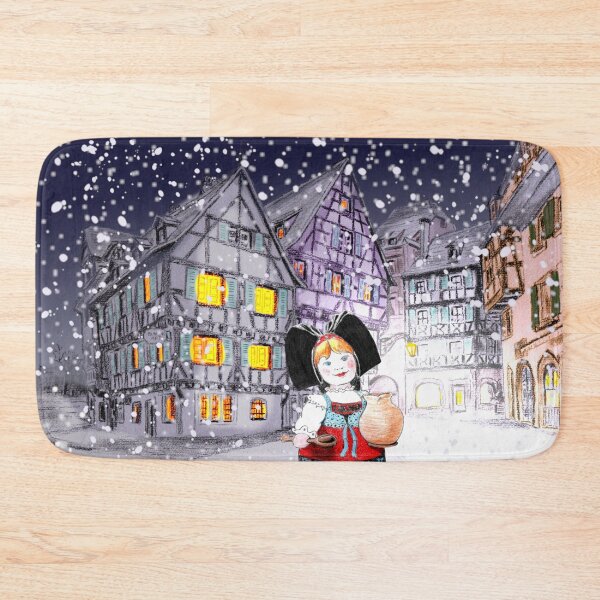 Item preview, Christmas, the little Alsatian girl, Colmar designed and sold by Galerie des Chimères.