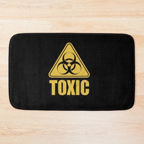 Item preview, toxic biohazard symbol yellow distressed designed and sold by ReadySide.