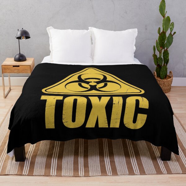 Item preview, toxic biohazard symbol yellow distressed designed and sold by ReadySide.