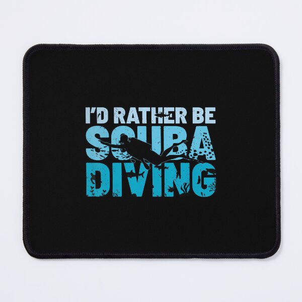 Item preview, I'D Rather Be Scuba Diving Ocean Instructor Scuba Diver designed and sold by DonnieJennie.