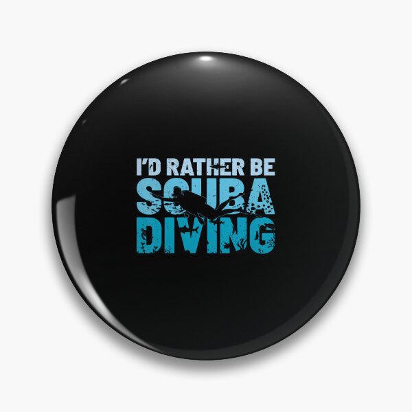 Item preview, I'D Rather Be Scuba Diving Ocean Instructor Scuba Diver designed and sold by DonnieJennie.