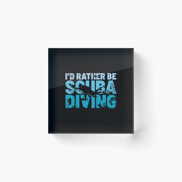 Item preview, I'D Rather Be Scuba Diving Ocean Instructor Scuba Diver designed and sold by DonnieJennie.
