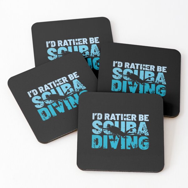 Item preview, I'D Rather Be Scuba Diving Ocean Instructor Scuba Diver designed and sold by DonnieJennie.