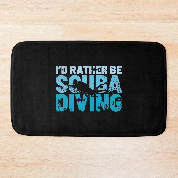 Item preview, I'D Rather Be Scuba Diving Ocean Instructor Scuba Diver designed and sold by DonnieJennie.