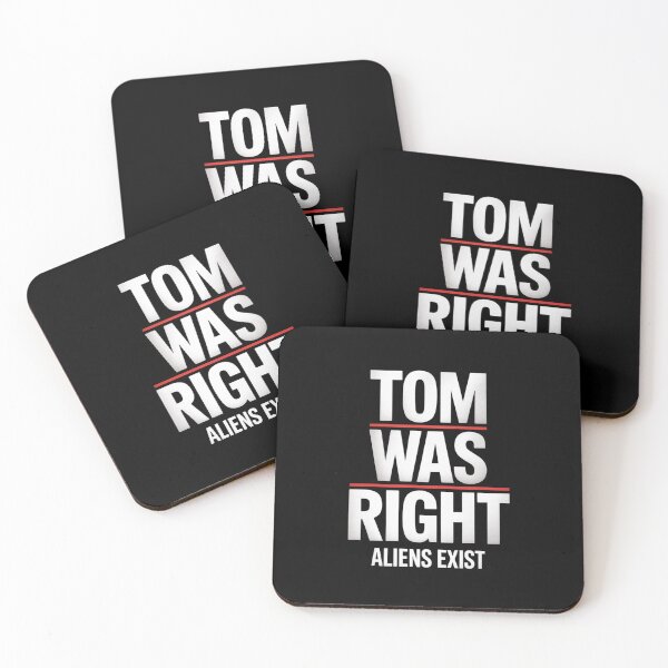 Item preview, Tom Was Right Aliens Exist Adults Black Crew Neck Short  designed and sold by TiredPack.