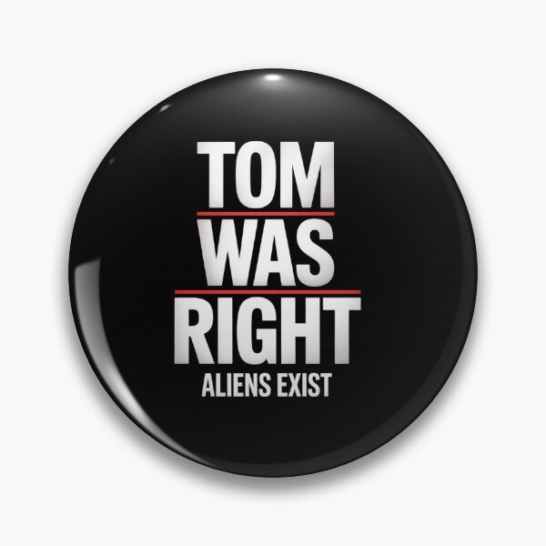Item preview, Tom Was Right Aliens Exist Adults Black Crew Neck Short  designed and sold by TiredPack.