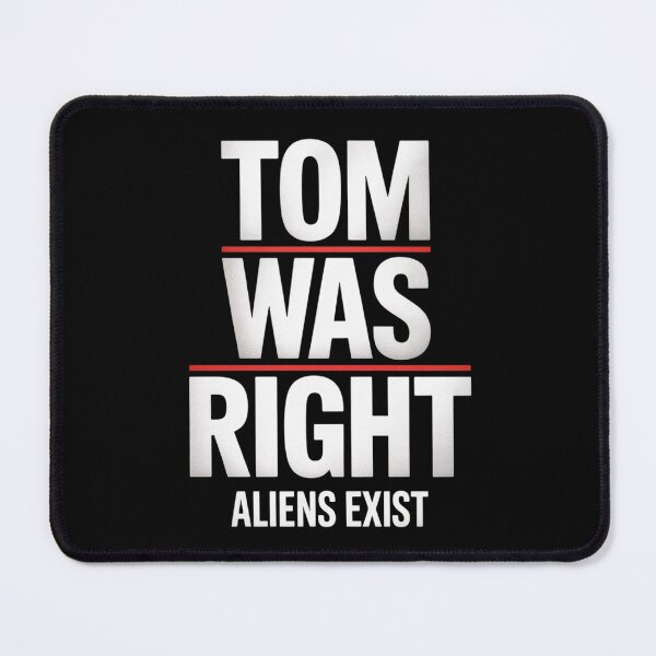 Item preview, Tom Was Right Aliens Exist Adults Black Crew Neck Short designed and sold by TiredPack.