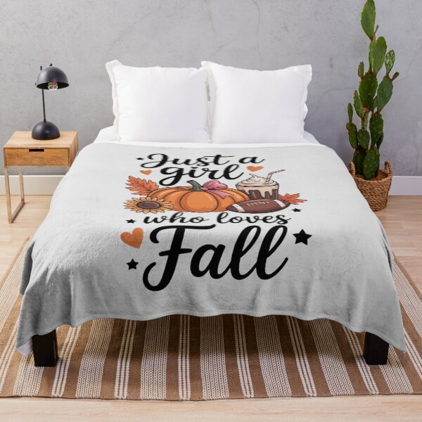 Item preview, Just A Girl Who Loves Fall Pumpkin Football Autumn Coffee designed and sold by FluoroWave.