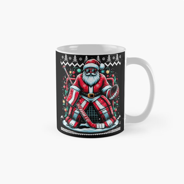 Item preview, Cool Santa Hockey Goalie Christmas Goaltender Sports Graphic designed and sold by Taniyah Gomes.