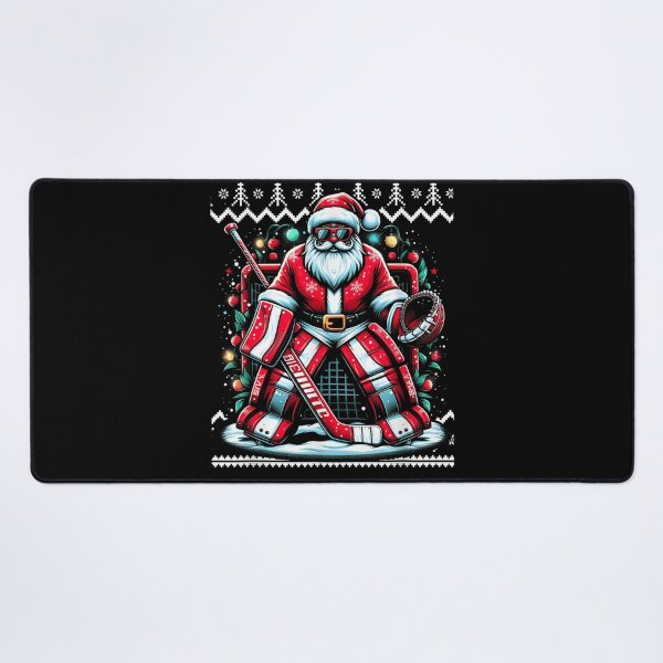 Item preview, Cool Santa Hockey Goalie Christmas Goaltender Sports Graphic designed and sold by Taniyah Gomes.