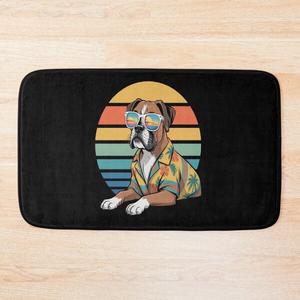 Item preview, Boxer Dog Sunglasses Hawaiian Beach Summer designed and sold by Catharsiscath.