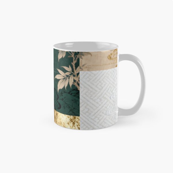 Item preview, Opulent Red Green & Gold Chinoiserie Floral Patchwork designed and sold by zzz888.