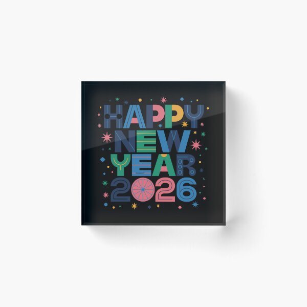Item preview, Happy New Year 2026 – Festive Celebration Collection designed and sold by MAZDZINE.