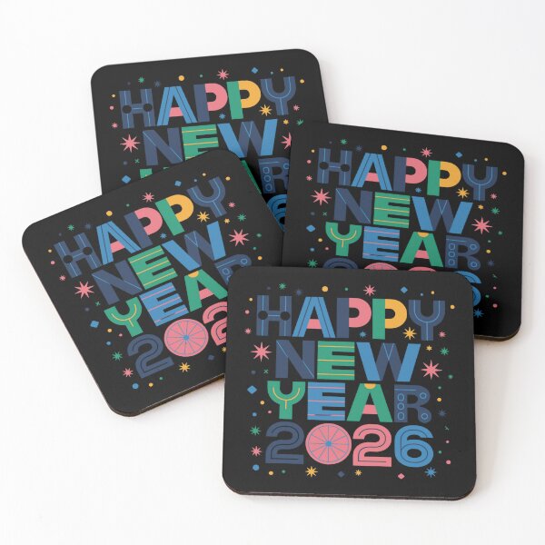 Item preview, Happy New Year 2026 – Festive Celebration Collection designed and sold by MAZDZINE.