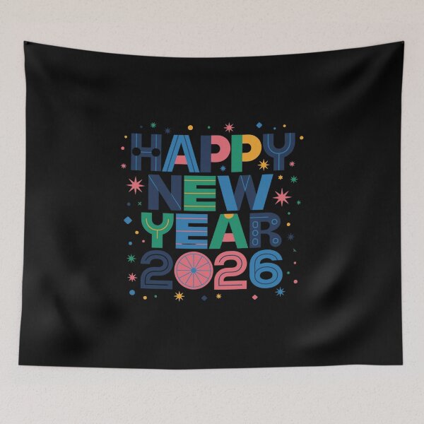 Item preview, Happy New Year 2026 – Festive Celebration Collection designed and sold by MAZDZINE.