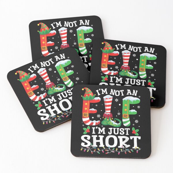 Item preview, Funny Short Person Quote I’m Not An Elf I’m Just Short designed and sold by Taniyah Gomes.