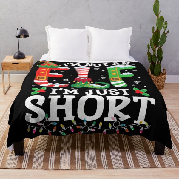 Item preview, Funny Short Person Quote I’m Not An Elf I’m Just Short designed and sold by Taniyah Gomes.