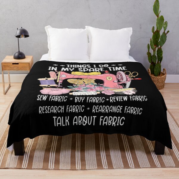 Item preview, Funny Sewer Quilter Fabric Sewing Quilting Machine designed and sold by ElaineEsther.