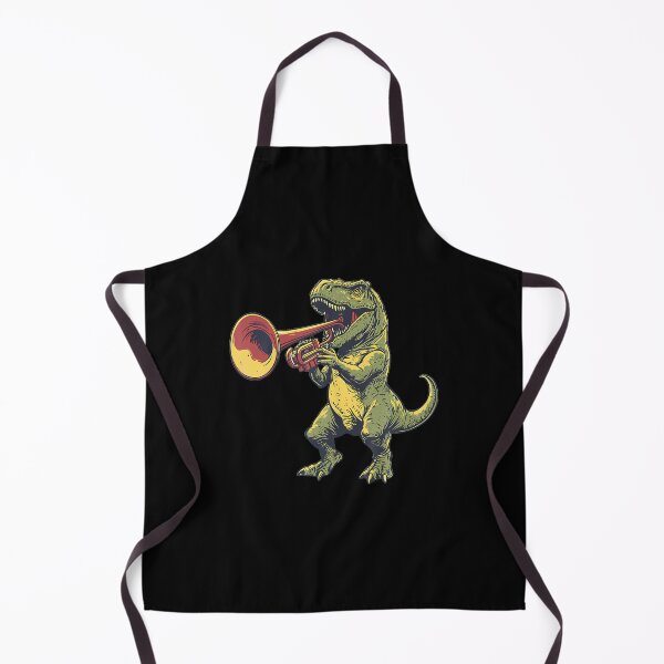 Item preview, T-Rex Dinosaur Playing Trumpet Musician Music designed and sold by JanetCarolyn.