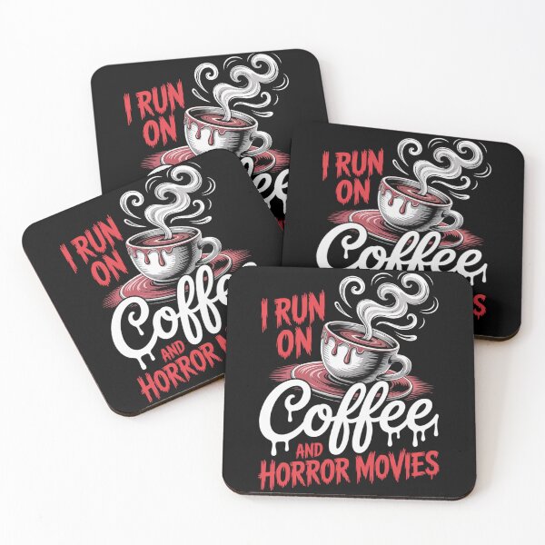 Item preview, Scary I Run On Coffee And Horror Movies designed and sold by milanforbes.