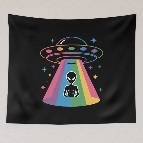 Item preview, Space Alien UFO Neon Lights Rave Alien Lovers  designed and sold by ReadySide.